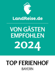 Top Ferienhof 2024 Landreise Auszeichnung